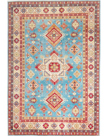 Tappeto Kazak Afghanistan beige marrone 198x293