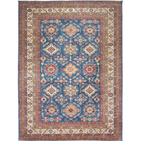 Tappeto Kazak Fine Pakistan bianco beige 276x368