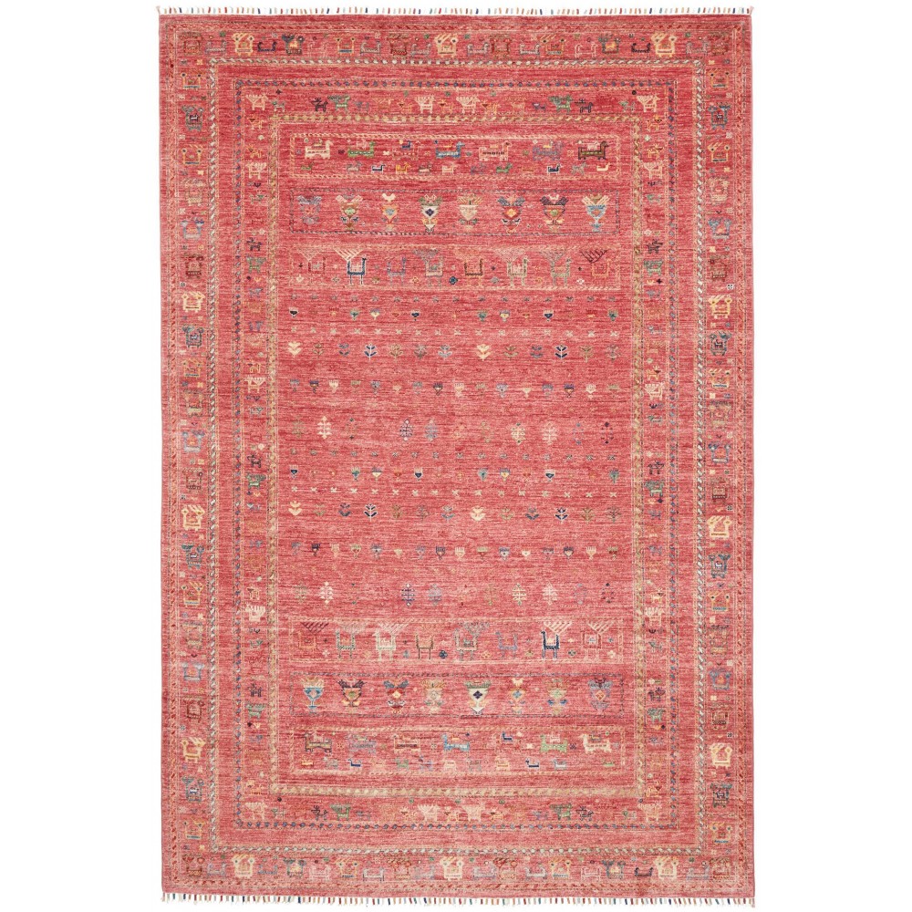 Tappeto Rubin Pakistan rosso 197x301