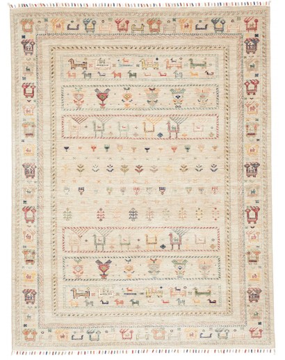 Tappeto Rubin Pakistan bianco marrone 149x195