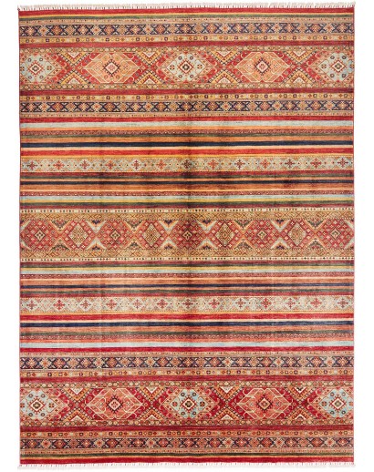 Tappeto Samarkand Pakistan arancione grigio 250x344