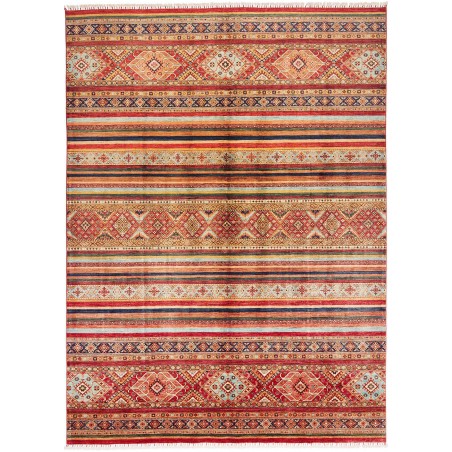 Tappeto Samarkand Pakistan arancione grigio 250x344