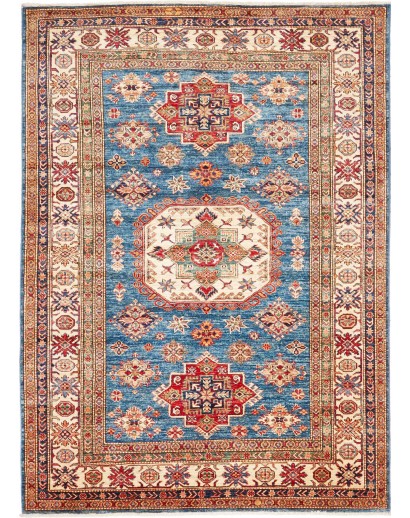 Tappeto Kazak Fine Pakistan marrone grigio 172x240