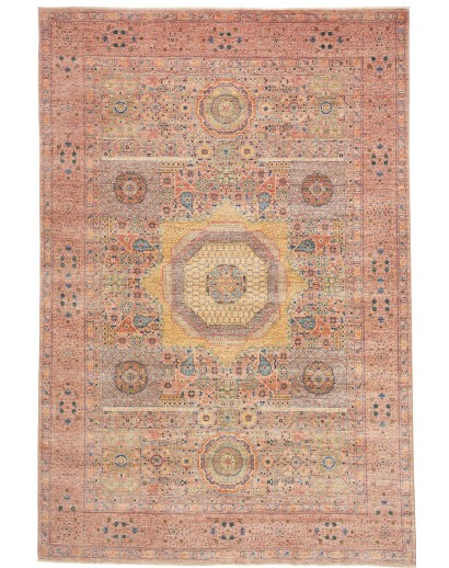Tappeto Mamlouk Pakistan marrone grigio 205x298