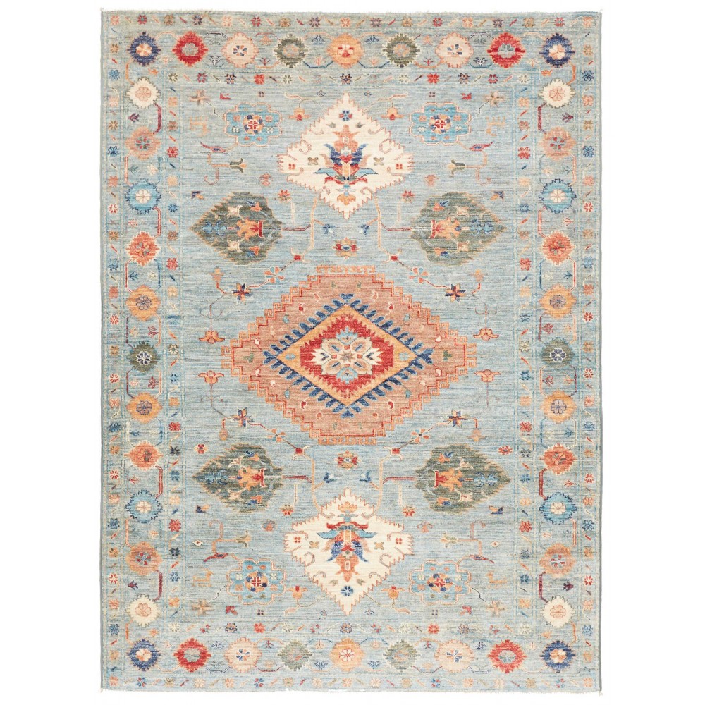 Tappeto Kazak Fine Pakistan beige marrone 145x200