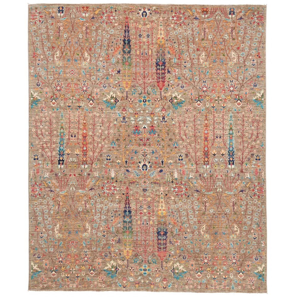 Tappeto Shahi Fine Pakistan marrone bianco 201x244