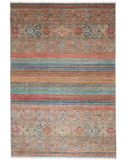 Tappeto Rubin Pakistan bianco grigio 206x302