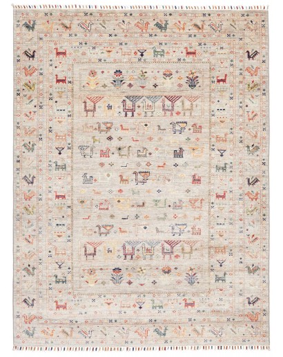 Tappeto Rubin Pakistan bianco 150x202