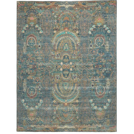 Tappeto Shahi Fine Pakistan bianco azzurro 270x356