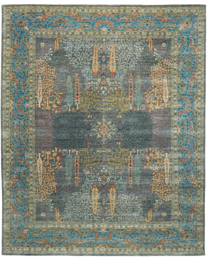 Tappeto Shahi Fine Pakistan bianco marrone 248x308