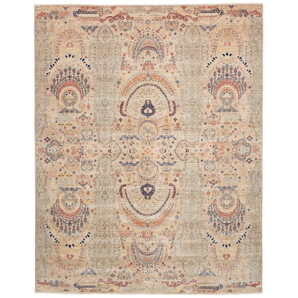 Tappeto Shahi Fine Pakistan marrone grigio 242x304