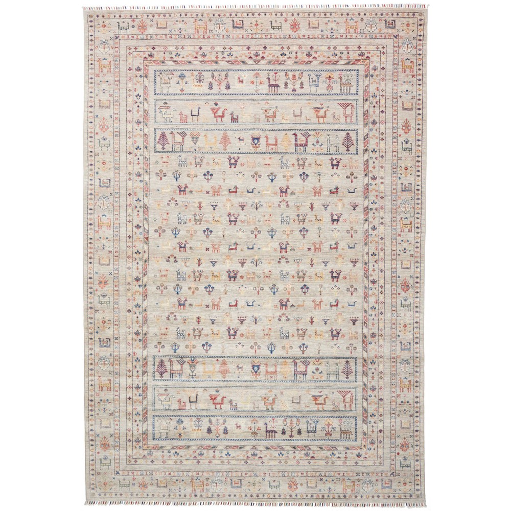 Tappeto Rubin Pakistan beige grigio 244x355