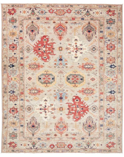 Tappeto Kazak Fine Pakistan beige marrone 247x303