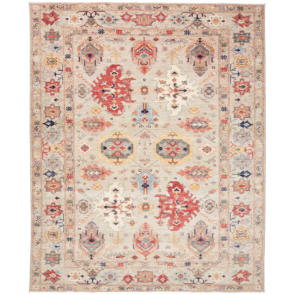 Tappeto Kazak Fine Pakistan beige marrone 247x303