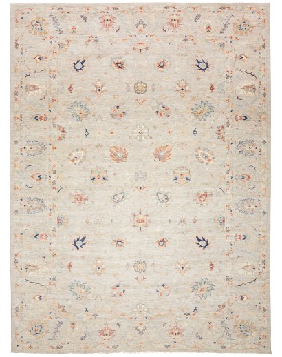 Tappeto Zigler Fine Pakistan bianco grigio 278x374