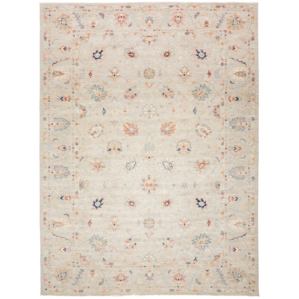 Tappeto Zigler Fine Pakistan bianco grigio 278x374