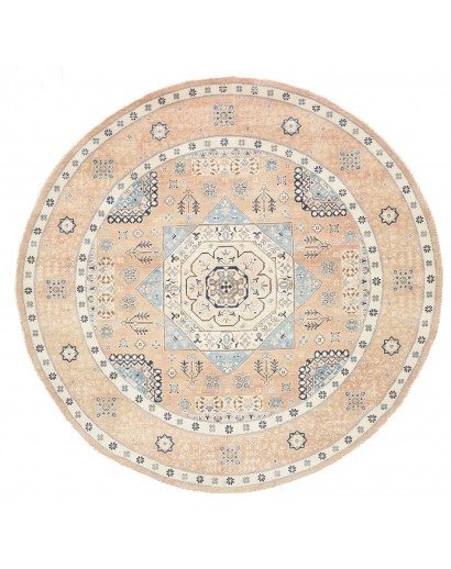 Tappeto Kazak Afghanistan bianco giallo 250x245