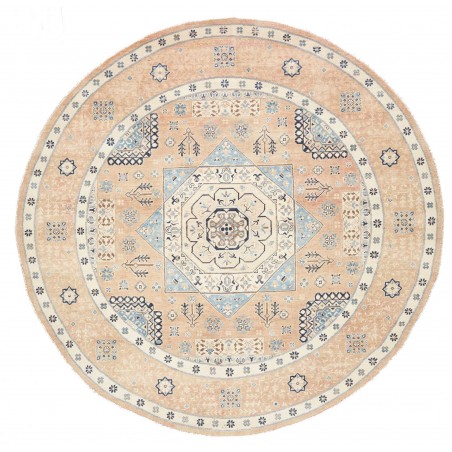 Tappeto Kazak Afghanistan bianco giallo 250x245