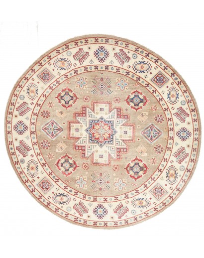 Tappeto Kazak Afghanistan giallo 238x234