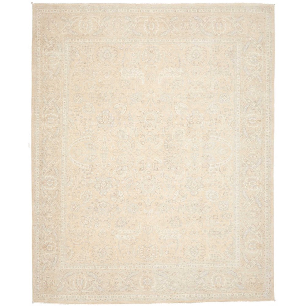 Tappeto Zigler Fine Pakistan bianco giallo 235x296