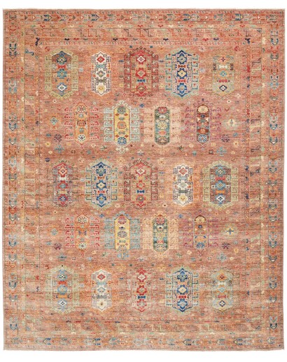 Tappeto Tribal Pakistan marrone grigio 238x290