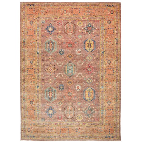 Tappeto Tribal Pakistan marrone grigio 272x379