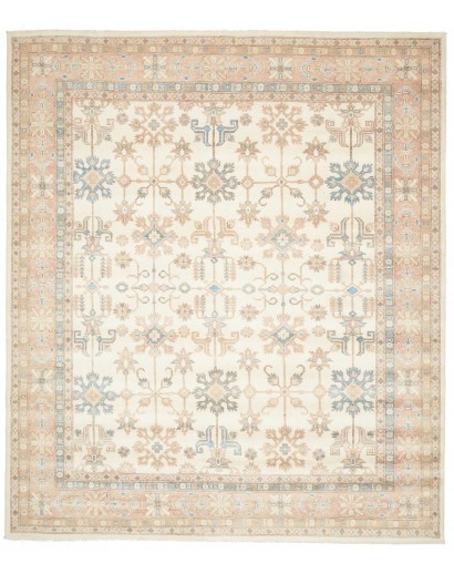 Tappeto Kazak Afghanistan bianco giallo 255x295