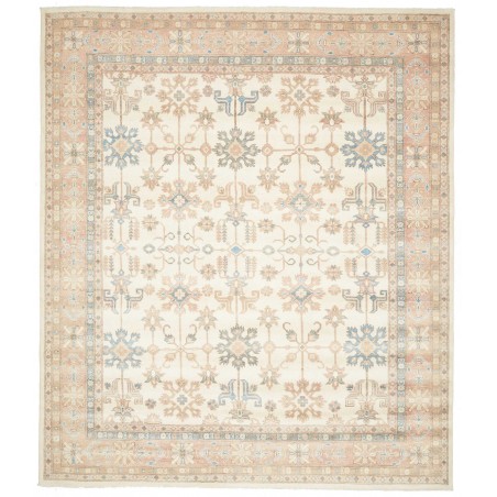 Tappeto Kazak Afghanistan bianco giallo 255x295