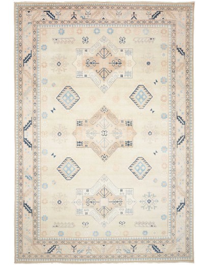 Tappeto Kazak Afghanistan bianco 301x436