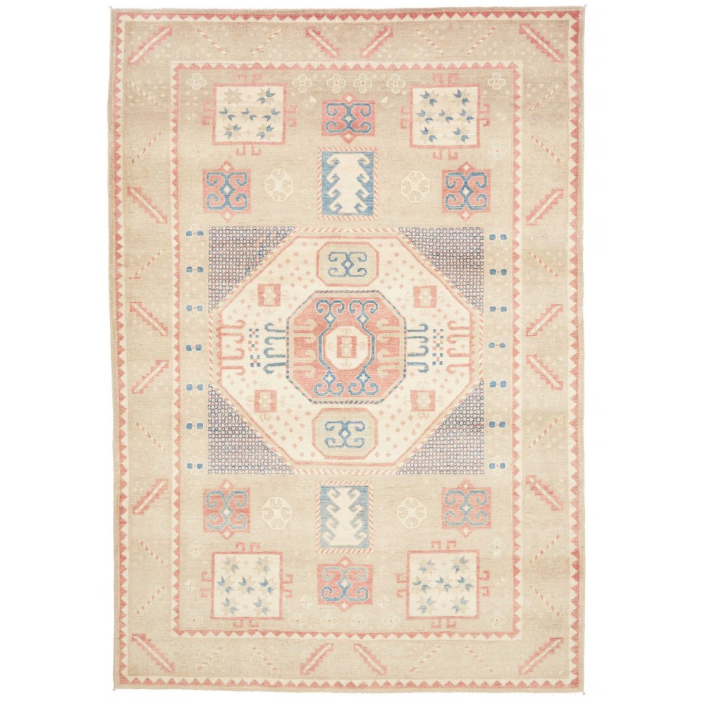 Tappeto Kazak Afghanistan giallo 188x276