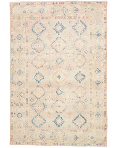Tappeto Kazak Afghanistan giallo 207x306