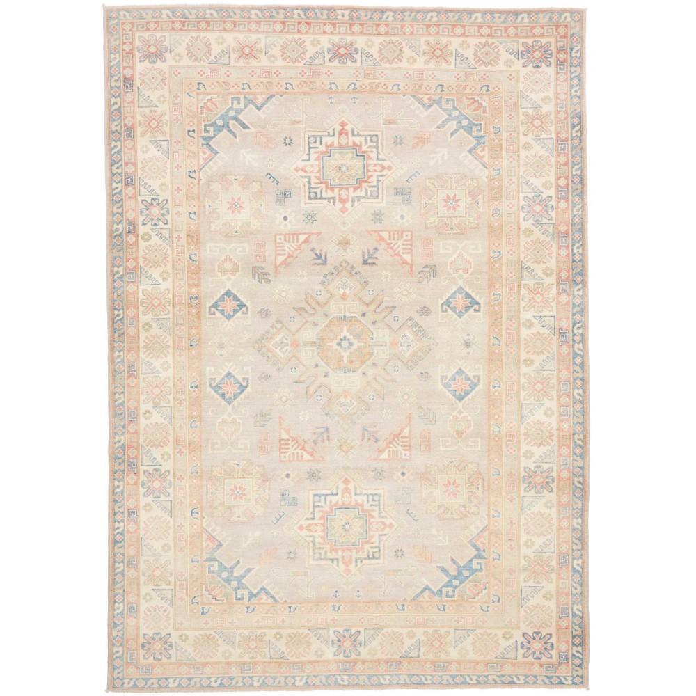 Tappeto Kazak Afghanistan bianco 200x285