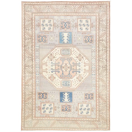 Tappeto Kazak Afghanistan bianco 202x297