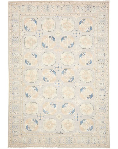 Tappeto Kazak Afghanistan bianco 205x297