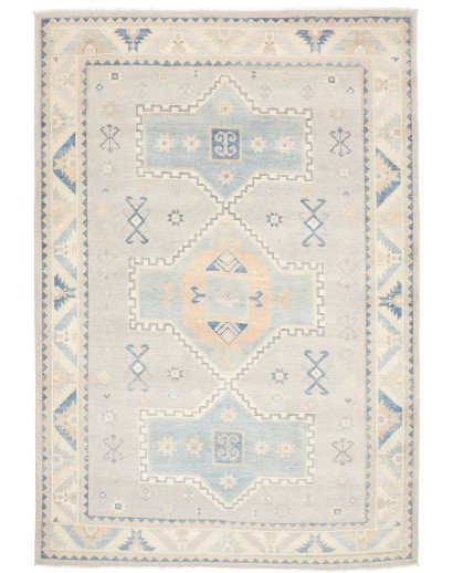 Tappeto Kazak Afghanistan bianco 186x270