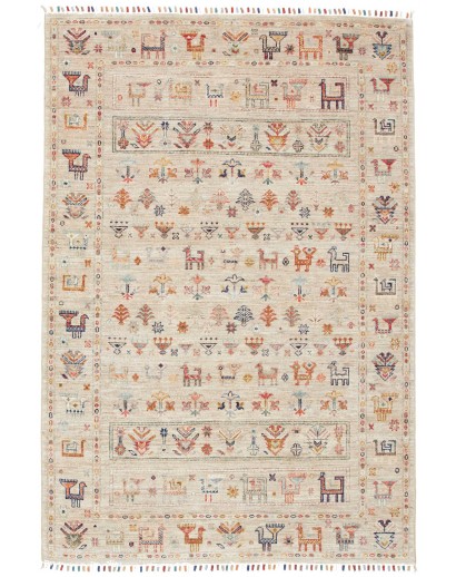 Tappeto Rubin Pakistan beige bianco 122x180