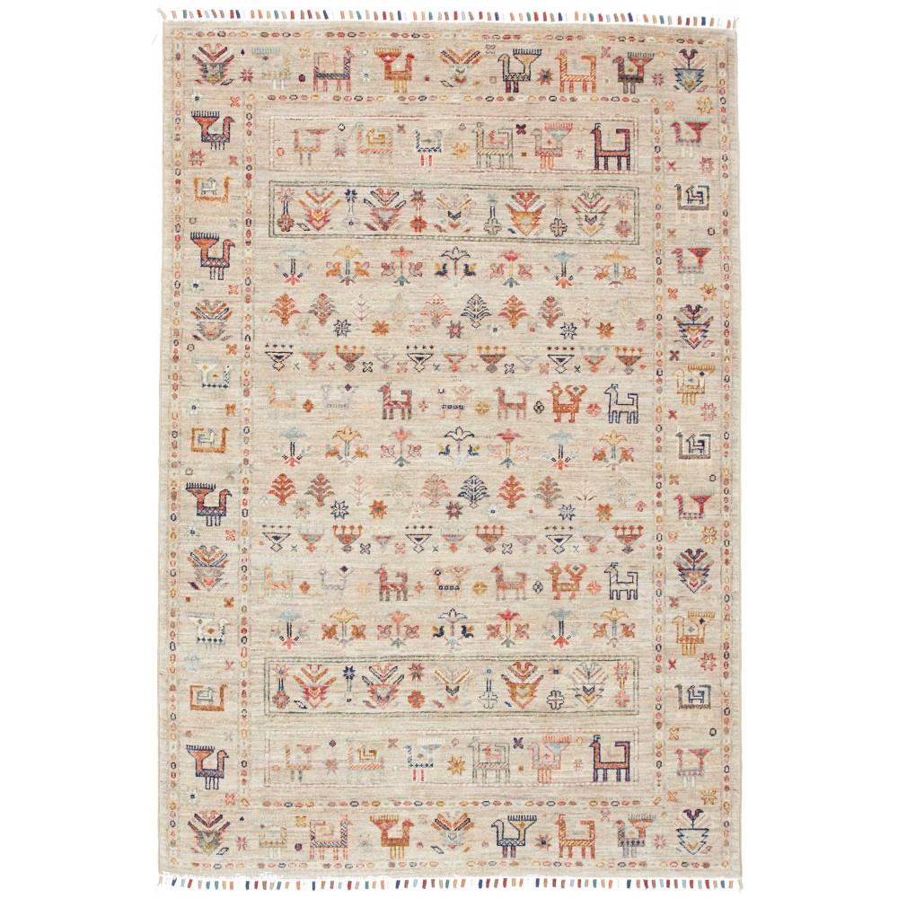 Tappeto Rubin Pakistan beige bianco 122x180