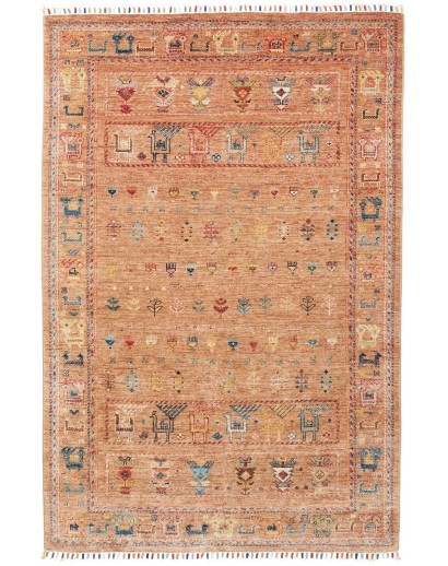 Tappeto Rubin Pakistan arancione grigio 124x185