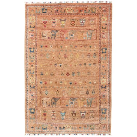 Tappeto Rubin Pakistan arancione grigio 124x185