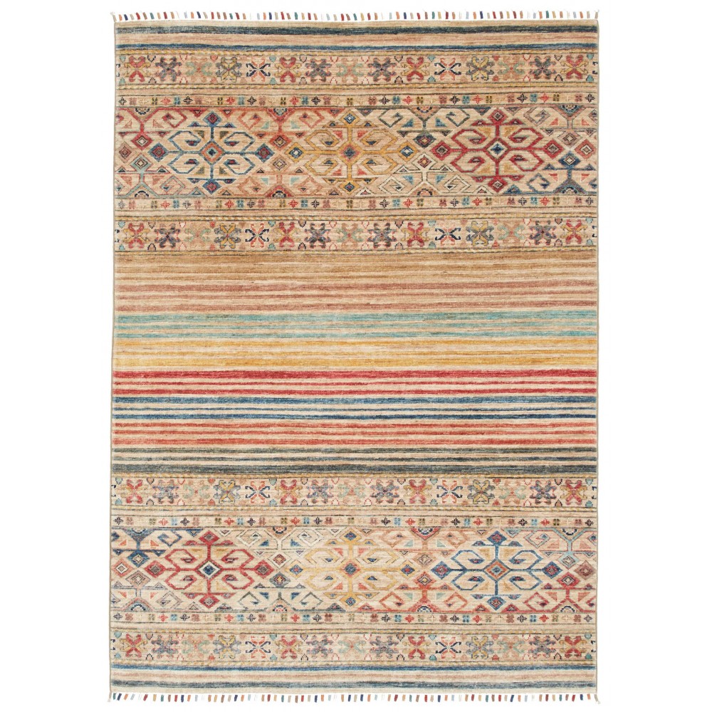Tappeto Rubin Pakistan marrone grigio 127x180