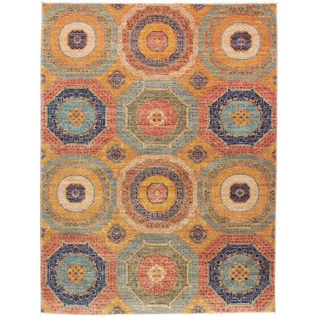 Tappeto Mamlouk Pakistan marrone grigio 149x200