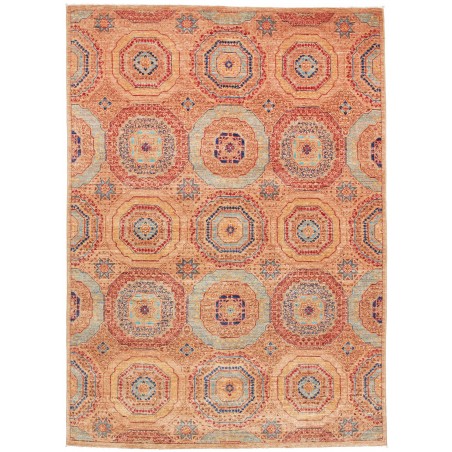 Tappeto Mamlouk Pakistan arancione marrone 148x210
