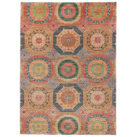 Tappeto Mamlouk Pakistan marrone grigio 168x232