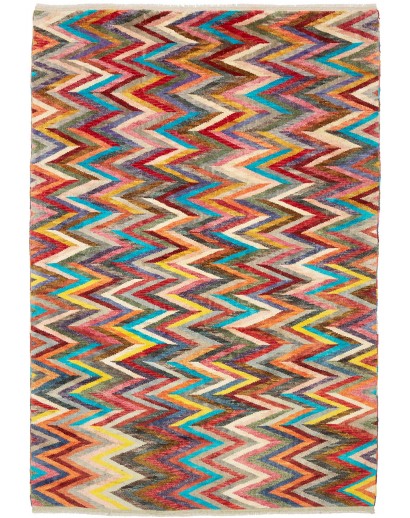 Tappeto marrone bianco 214x320