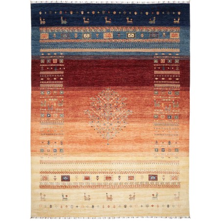 Tappeto Siva Pakistan marrone grigio 270x362