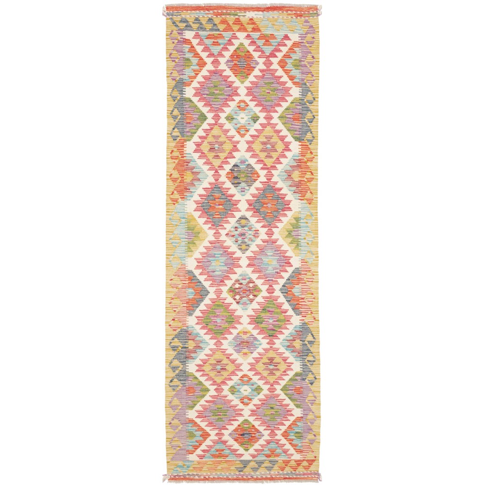 Tappeto Kilim Afghanistan marrone 79x254