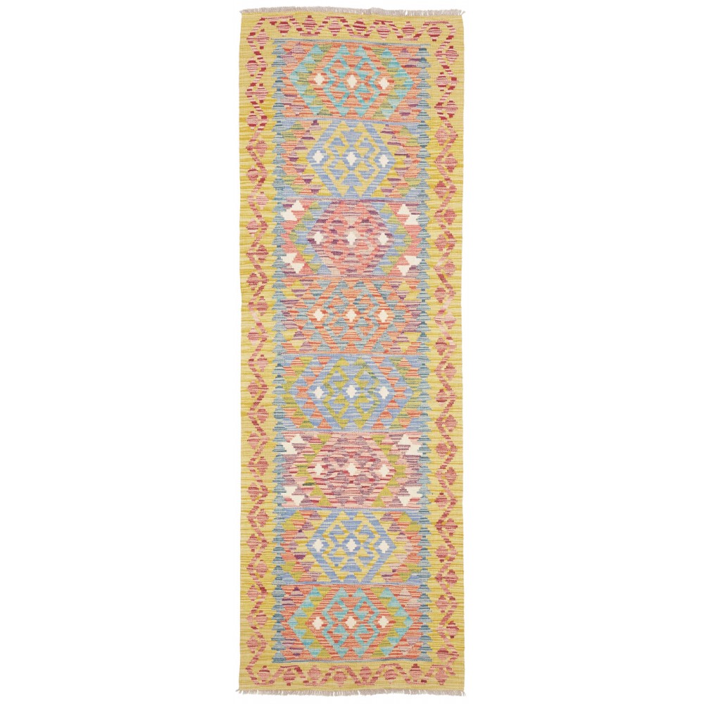 Tappeto Kilim Afghanistan marrone 80x243