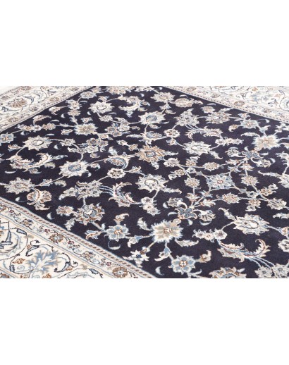 Tappeto Nain Kashmar Persia grigio 193x291