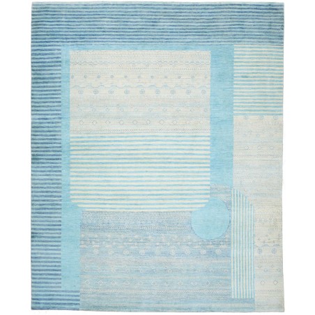 Tappeto Royal Gabbeh Pakistan blu grigio 245x306