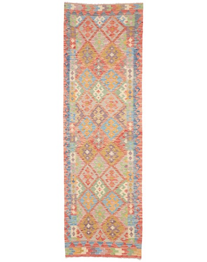 Tappeto Kilim Afghanistan marrone grigio 83x280